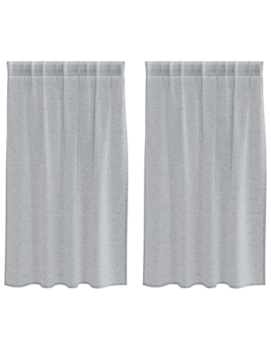 Tenda in Velo 2 pcs Grigio scuro 140 x 140 cm Poliestere