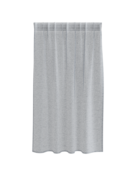 Tende con tende 2 pcs Grigio scuro 140 x 140 cm Poliestere