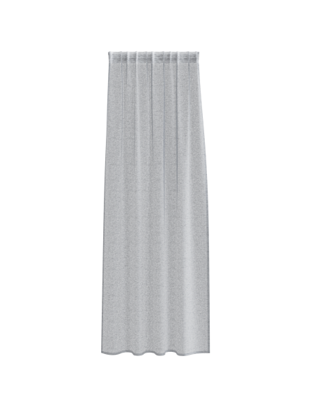 Tende con tende 2 pcs Grigio scuro 140 x 225 cm Poliestere