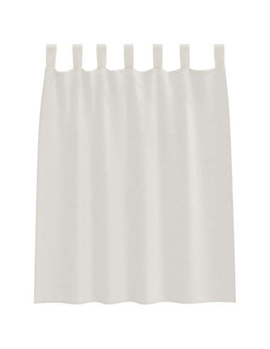 Tenda in Velo con tende 2 pcs Crema 140 x 140 cm Poliestere