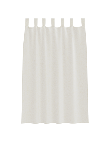 Tenda in Velo con tende 2 pcs Crema 175 x 140 cm Poliestere