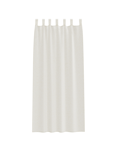 Tenda in Velo con tende 2 pcs Crema 245 x 140 cm Poliestere