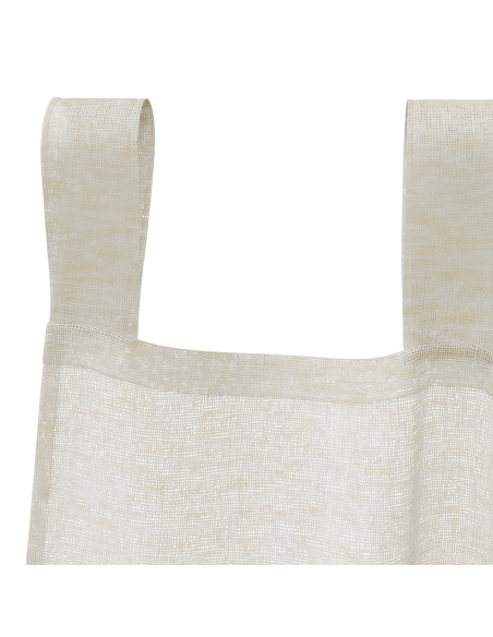 Tende con tende 2 pcs Crema 140 x 260 cm Poliestere