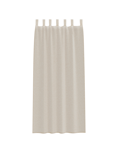 Tenda in Velo con tende 2 pcs Sabbia 225 x 140 cm Poliestere