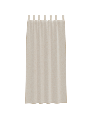 Tenda in Velo con tende 2 pcs Sabbia 260 x 140 cm Poliestere