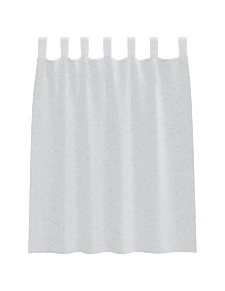 Tende con tende 2 pcs Grigio chiaro 140 x 140 cm Poliestere
