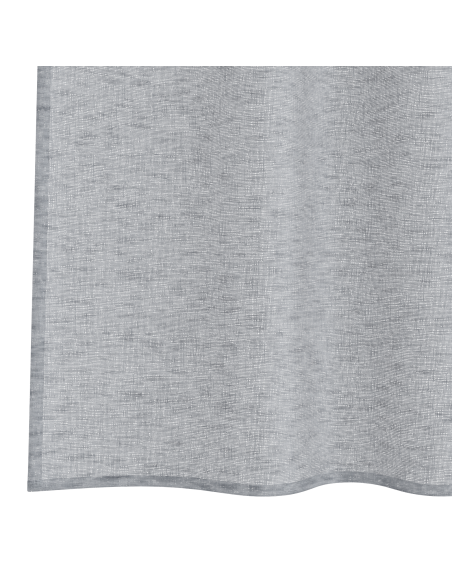 Tende con tende 2 pcs Grigio scuro 140 x 245 cm Poliestere