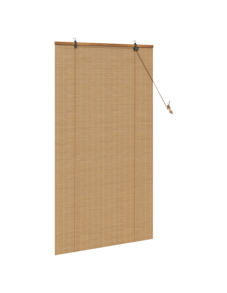 Tende e Tapparelle per Finestre Marrone Chiaro 80 x 160 cm