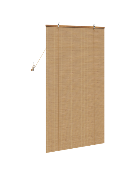 Tende e Tapparelle per Finestre Marrone Chiaro 80 x 160 cm