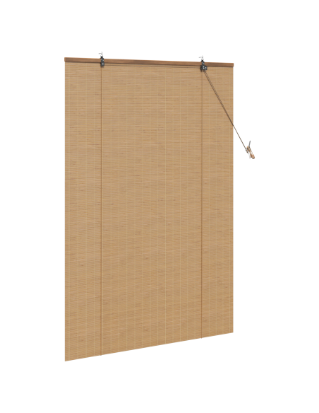 Tende e Tapparelle per Finestre Marrone Chiaro 100 x 160 cm