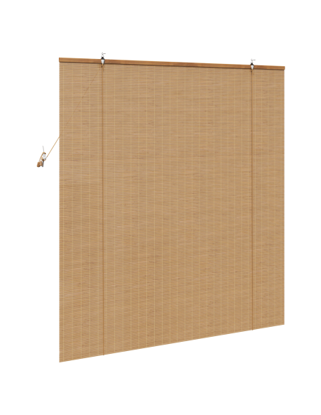 Tende e Tapparelle per Finestre Marrone Chiaro 150 x 160 cm