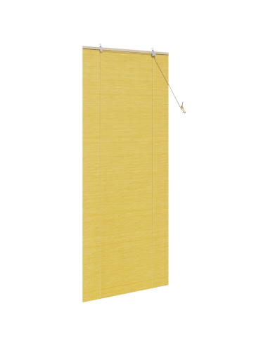 Tenda a rullo con tende Giallo 80 x 220 cm Bambù