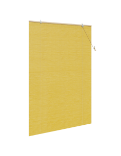 Tenda a rullo con tende Giallo 150 x 220 cm Bambù 2
