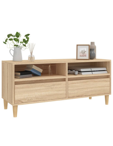 Mobile TV Rovere Sonoma 100x34,5x44,5 cm in Legno Multistrato