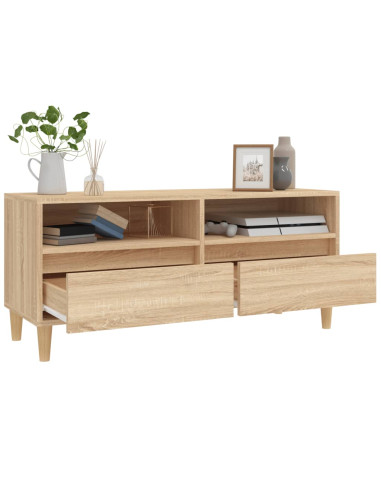 Mobile TV Rovere Sonoma 100x34,5x44,5 cm in Legno Multistrato