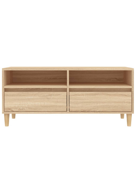 Mobile TV Rovere Sonoma 100x34,5x44,5 cm in Legno Multistrato