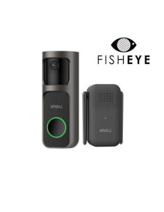 KIT IMOU VIDEOCAMPANELLO 3S A BATTERIA 2.5K CON LENTE FISHEYE + CICALIN WIRELESS