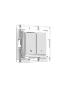 SHELLY WALL SWITCH 2 - PULSANTI FILARI DA PARETE 2 TASTI BIANCO CON SUPP RELè