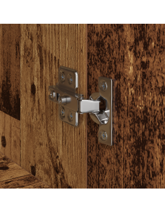 Mobile per Ufficio con lo scaffale Rovere Nero 60 x 32 x 115 cm 2