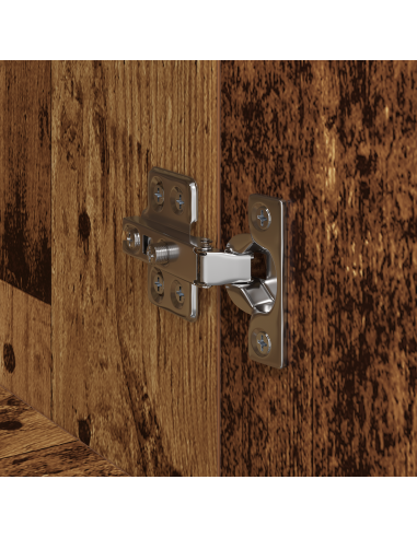 Mobile per Ufficio con lo scaffale Rovere Nero 60 x 32 x 115 cm