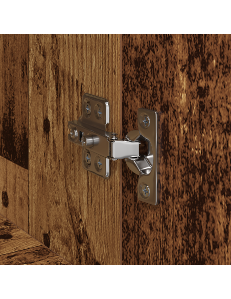 Mobile per Ufficio con lo scaffale Rovere Nero 60 x 32 x 115 cm