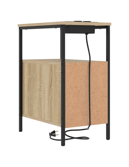 Armadio da Notte 2 pcs Rovere Sonoma 30 x 48 x 61 cm