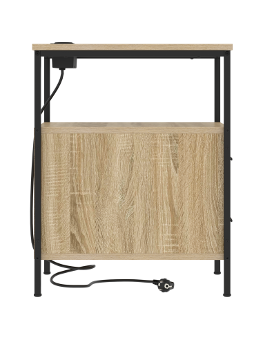 Armadio da Notte 2 pcs Rovere Sonoma 30 x 48 x 61 cm