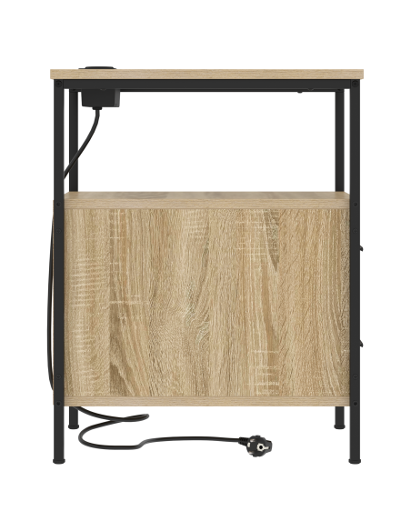 Armadio da Notte 2 pcs Rovere Sonoma 30 x 48 x 61 cm