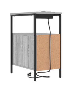 Armadio da Notte 2 pcs Grigio Sonoma 30 x 48 x 61 cm