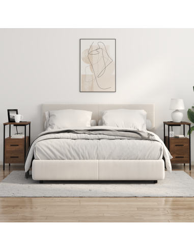 Armadio da Notte con cassetto Rovere Marrone 30 x 48 x 61 cm