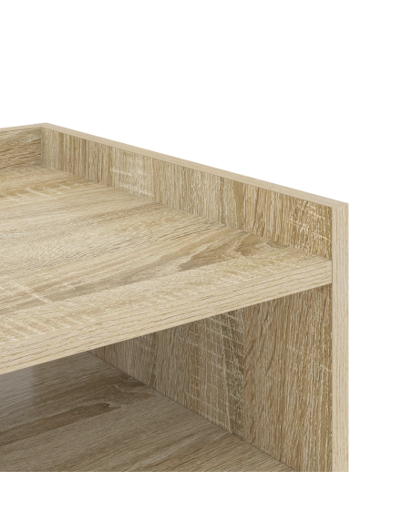 Armadio da Notte con lo scaffale rovere sonoma 40 x 40 x 61 cm