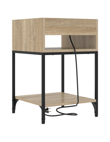 Armadio da Notte con lo scaffale Rovere Sonoma 40 x 40 x 61 cm