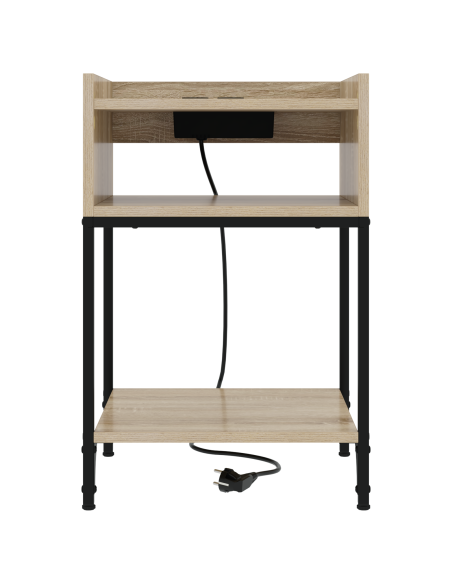 Armadio da Notte 2 pcs Rovere Sonoma 40 x 40 x 61 cm