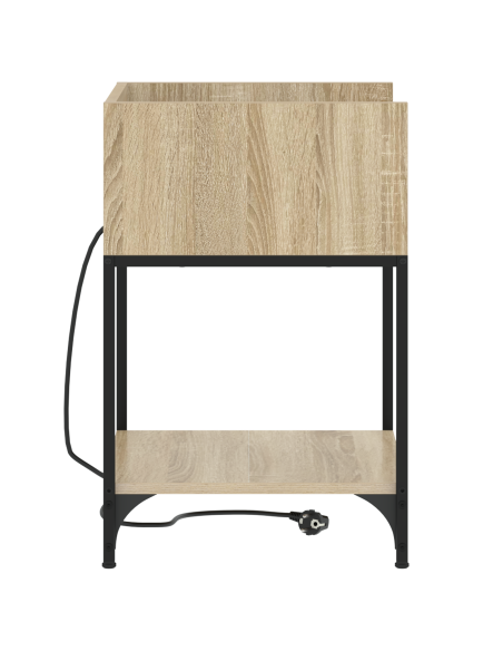 Armadio da Notte 2 pcs Rovere Sonoma 40 x 40 x 61 cm