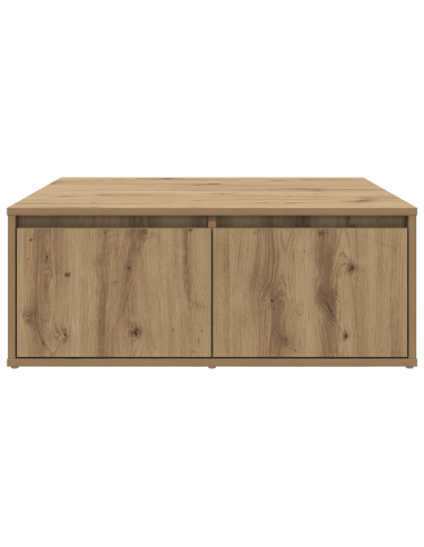 Tavolino da salotto rovere artigianale 80 x 80 x 31 cm