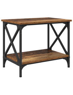 Tavolo laterale Legno vecchio 55 x 38 x 45 cm Legno multistrato 2