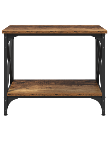 Tavolo laterale Legno vecchio 55 x 38 x 45 cm Legno multistrato