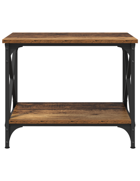 Tavolo laterale Legno vecchio 55 x 38 x 45 cm Legno multistrato