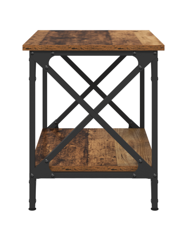 Tavolo laterale Legno vecchio 55 x 38 x 45 cm Legno multistrato