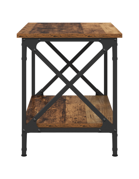 Tavolo laterale Legno antico 55 x 38 x 45 cm Legno multistrato