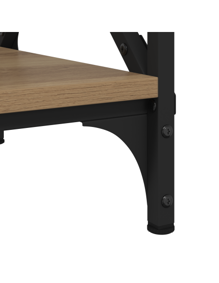 Tavolo laterale rovere artigianale 55 x 38 x 45 cm