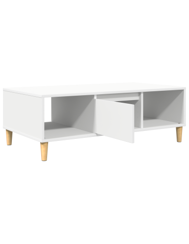 Tavolino da salotto Bianco 102 x 55 x 35 cm Legno multistrato