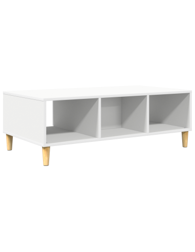 Tavolino da salotto Bianco 102 x 55 x 35 cm Legno multistrato