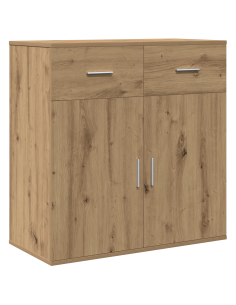 Credenza Rovere artigianale 78 x 38 x 80 cm Legno multistrato 2