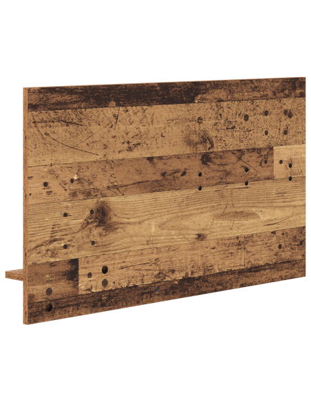 Appendiabiti a muro con specchio Legno vecchio 90 x 10 x 50 cm