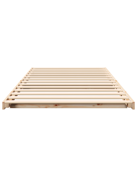 Struttura letto a terra Marrone 100 x 200 cm