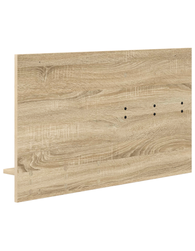 Appendiabiti a muro con specchio Rovere Sonoma 90 x 10 x 50 cm