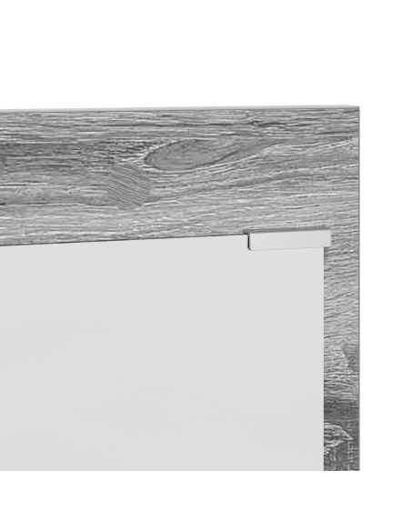 Appendiabiti a muro Grigio sonoma 90 x 10 x 50 cm