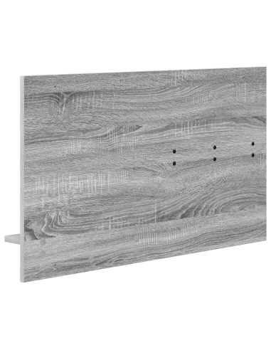 Appendiabiti a muro con specchio Grigio Sonoma 90 x 10 x 50 cm