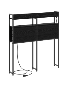 Testata contenitore Rovere nero 90 cm Legno multistrato 2